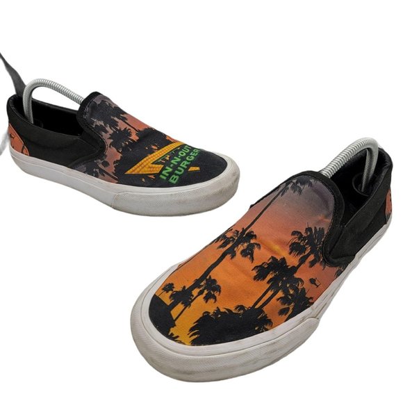 In-N-Out Burger Canvas Casual Shoe Straye M9 W10.5 - Picture 2 of 11